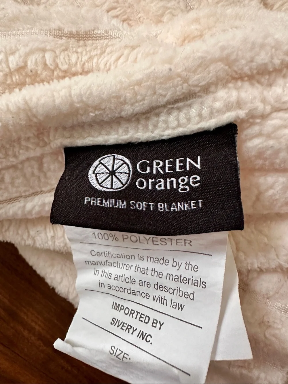 Beautiful King-Size Super Soft Cozy Blanket (Light Beige/Cream)